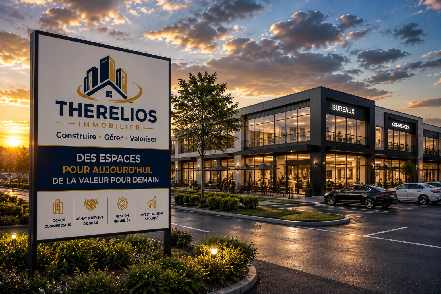 Immobilier commercial THERELIOS
